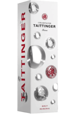 CHAMPAGNER TAITTINGER BRUT RÉSERVE SPRITZIG IN GESCHENKPACKUNG