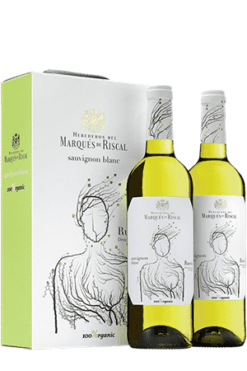 Marqués de Riscal, Rueda Sauvignon Blanc Bio-Geschenk im 2er-Pack