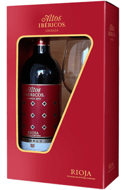 Torres, Altos Ibericos Crianza Geschenkpackung mit Glas
